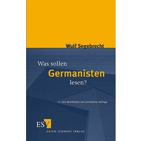 Was sollen Germanisten lesen?
